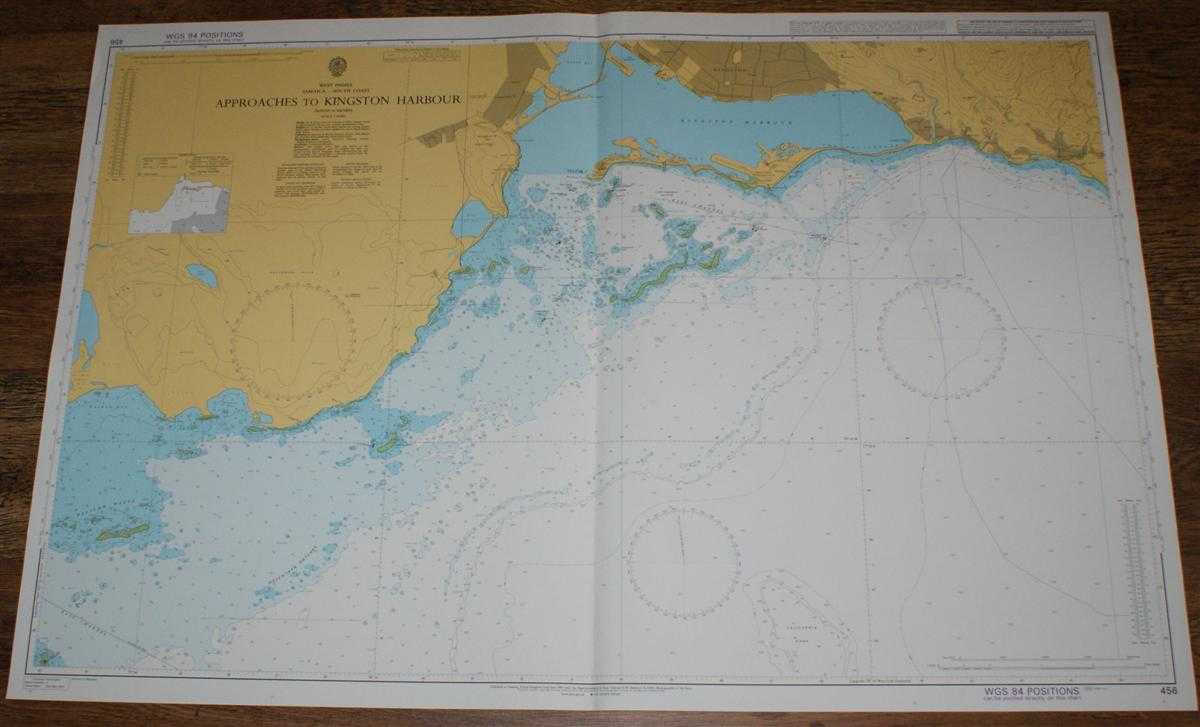 Admiralty - Nautical Chart No. 456 West Indies, Jamaica - South Coast, Approaches to Kingston Harbour