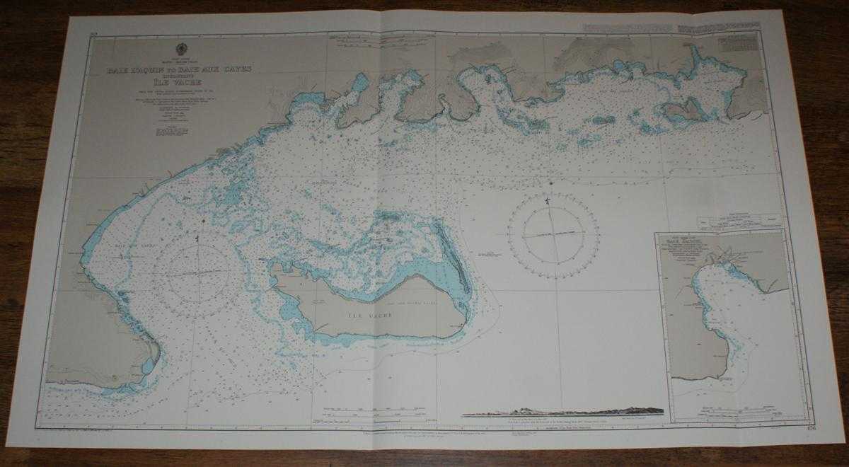 Admiralty - Nautical Chart No. 476 West Indies, Haiti - South Coast, Baie D'Aquin to Baie Aux Cayes including Ile Vache