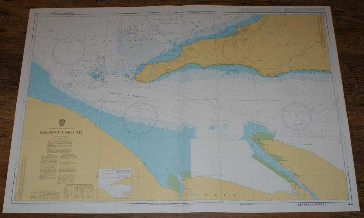 Admiralty - Nautical Chart No. 481 Trinidad and Venezuela - Serpent's Mouth