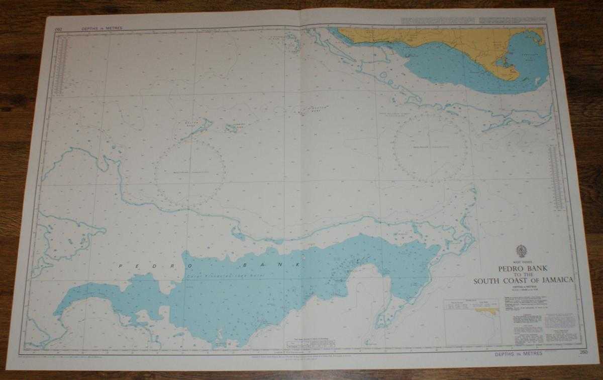 Admiralty - Nautical Chart No. 260 West Indies - Pedro Bank to the South Coast of Jamaica