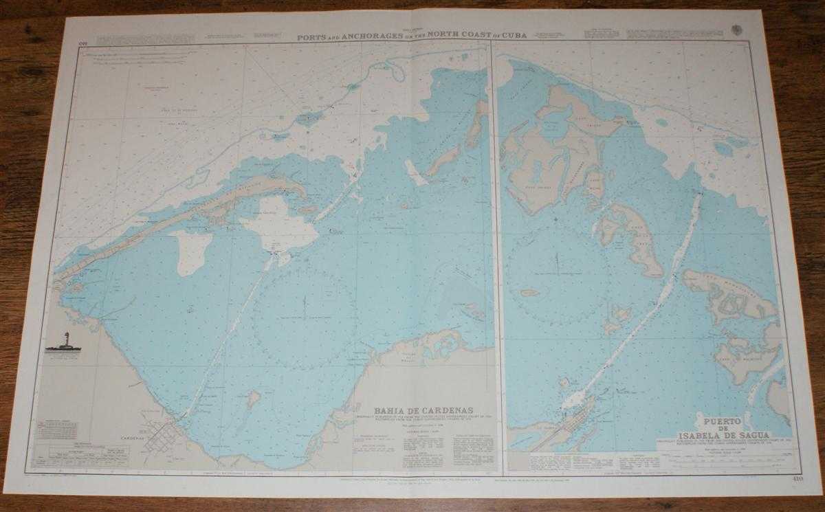 Admiralty - Nautical Chart No. 410 West Indies - Ports and Anchorages on the North Coast of Cuba