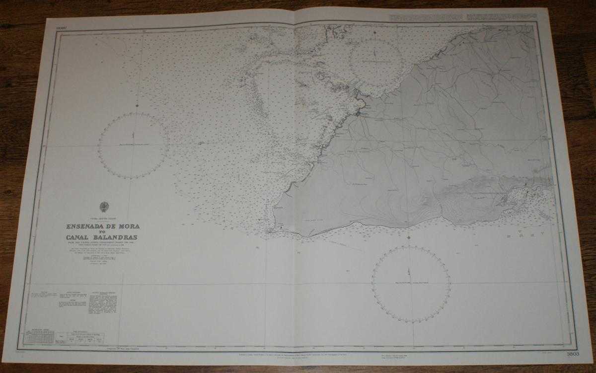Admiralty - Nautical Chart No. 3803 Cuba - South Coast, Ensenada de Mora to Canal Balandras