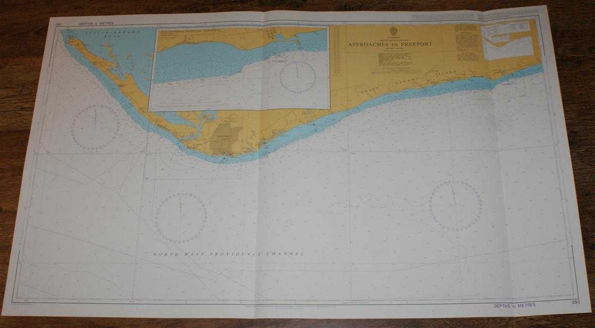 Admiralty - Nautical Chart No. 390 Bahamas - Grand Bahama Island, Approaches to Freeport