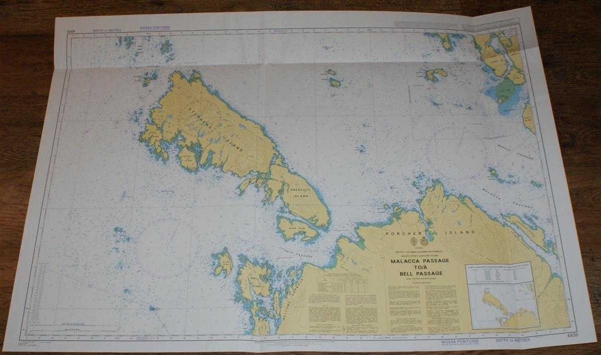Admiralty - Nautical Chart No. 4935 Canada, British Columbia, Hecate Strait - Chatham Sound, Malacca Passage to Bell Passage