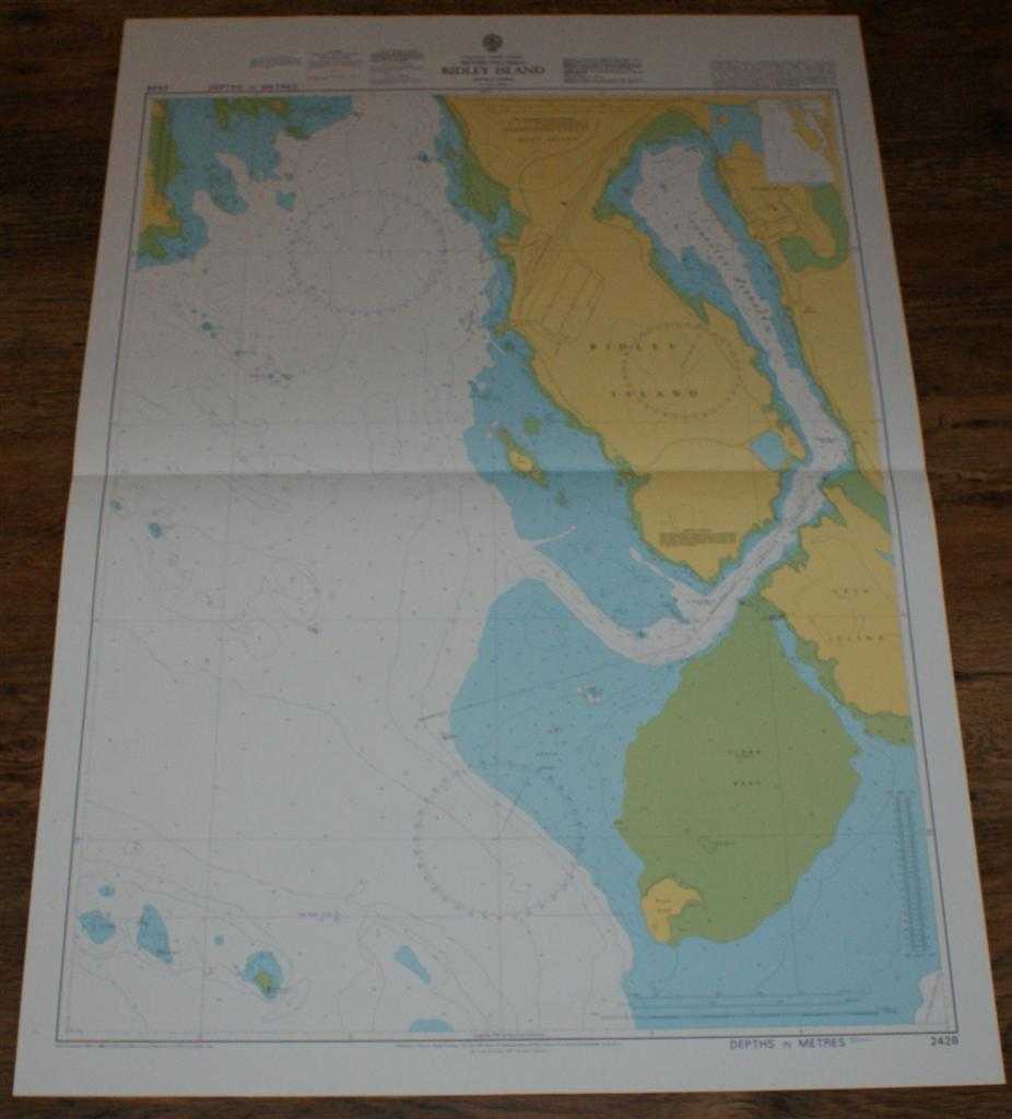 Admiralty - Nautical Chart No. 2428 Canada - West Coast, British Columbia, Ridley Island