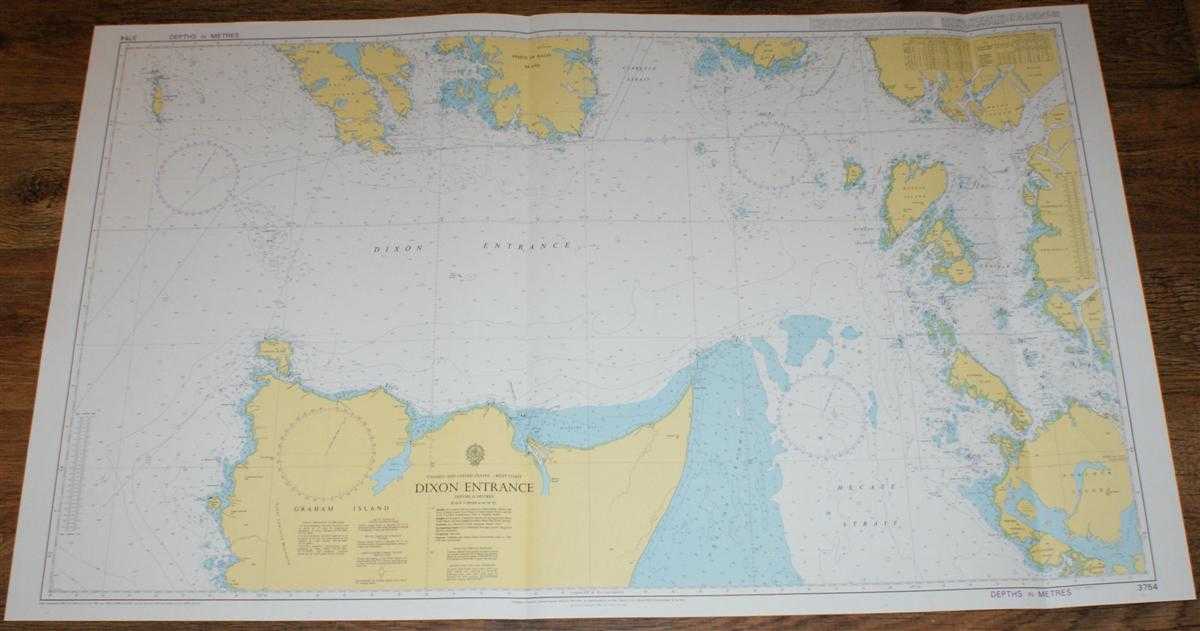 Admiralty - Nautical Chart No. 3754 Canada and United States - West Coast, Dixon Entrance