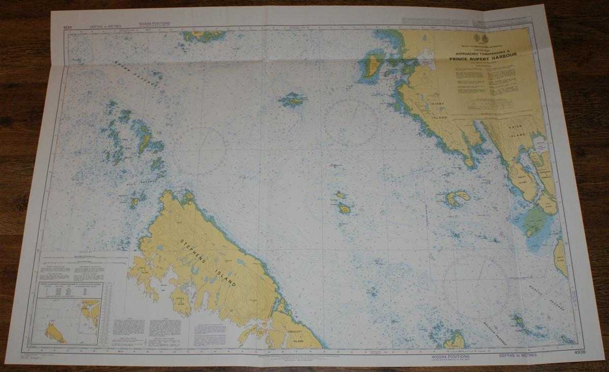 Admiralty - Nautical Chart No. 4936 Canada - British Columbia, Chatham Sound, Approaches to Prince Rupert Harbour