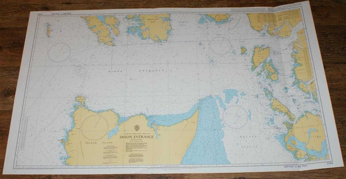 Admiralty - Nautical Chart No. 3754 Canada and USA - West Coast, Dixon Entrance