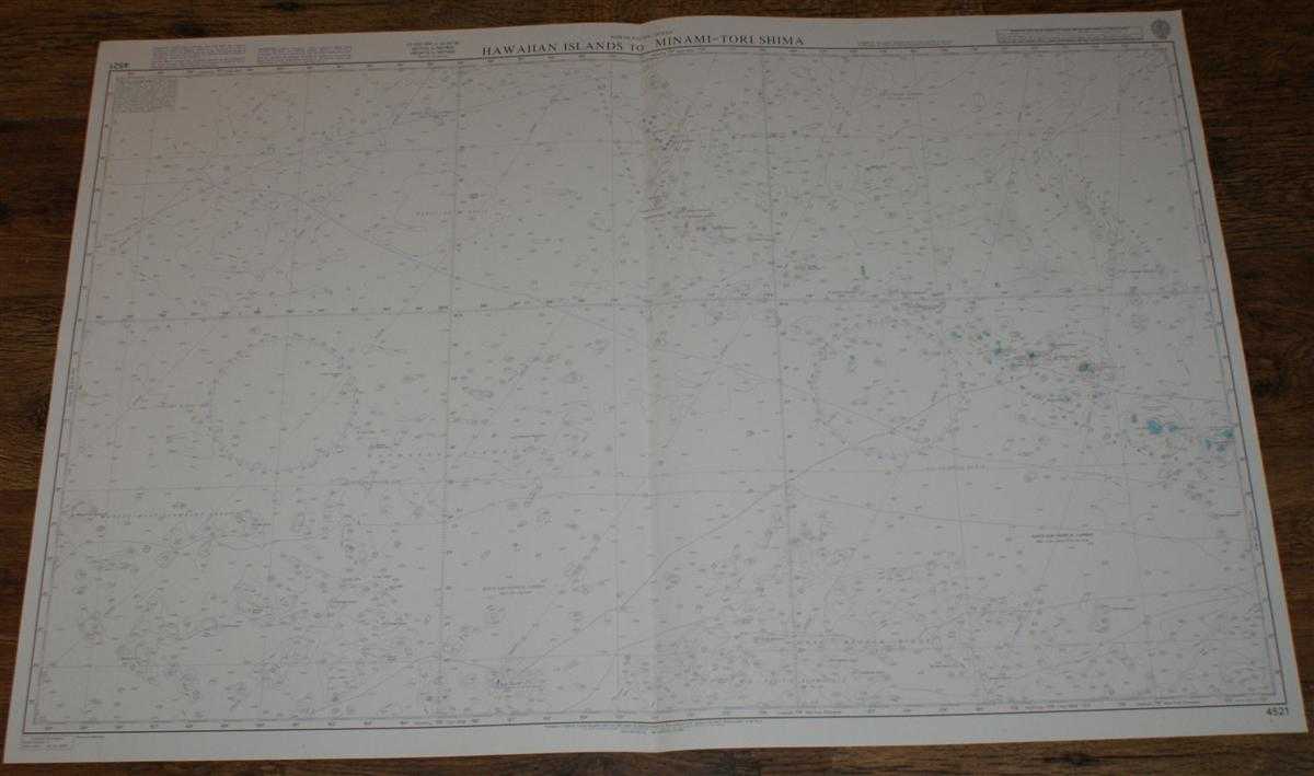 Admiralty - Nautical Chart No. 4521 North Pacific Ocean, Hawaiian Islands to Minami-Tori Shima
