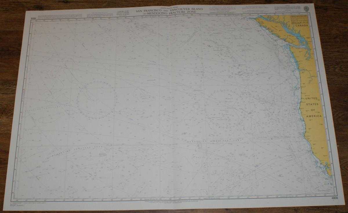 Admiralty - Nautical Chart No. 4806 North Pacific Ocean, San Francisco and Vancouver Island to Mendocino Fracture Zone
