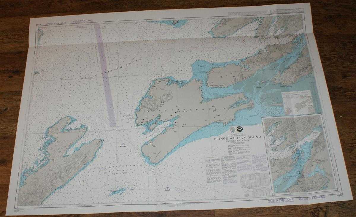 Admiralty - Nautical Chart No. 4980 United States, Alaska - South Coast, Prince William Sound, Eastern Entrance