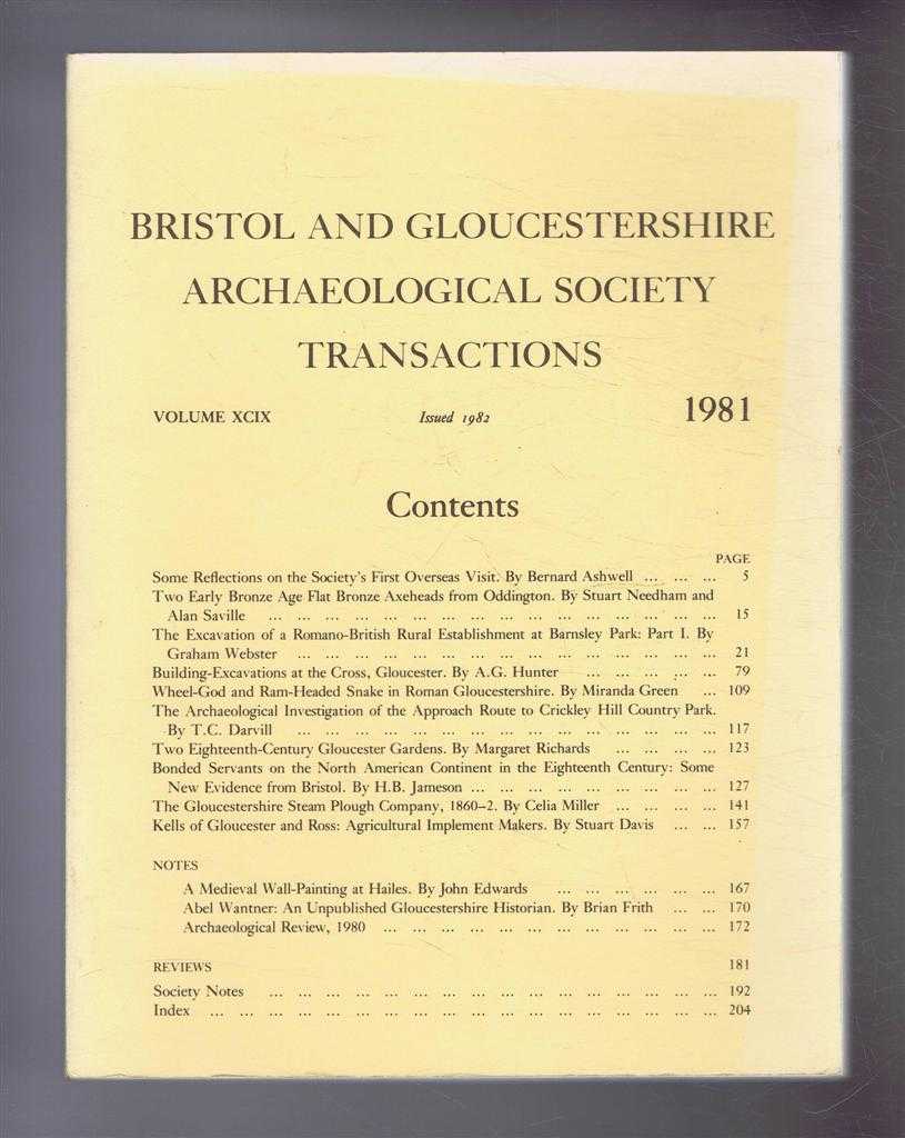 Herbert, N M (ed) - Transactions of the Bristol and Gloucestershire Archaeological Society for 1981, Volume XCIX (99)