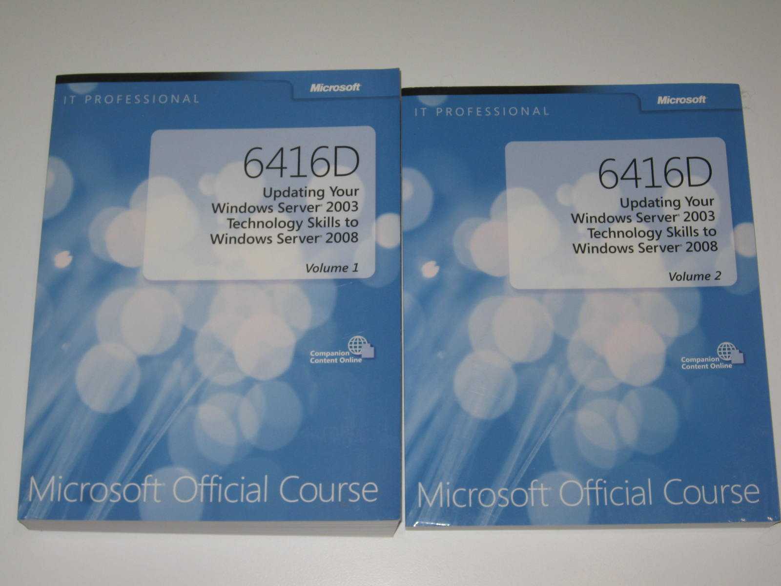Image for 6416D Updating Your Windows Server 2003 Technology Skills to Windows Server 2008 : Microsoft Official Course [2 Volumes]