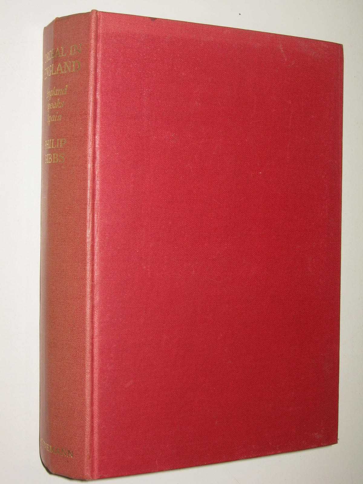 Ordeal in England : (England Speaks Again)