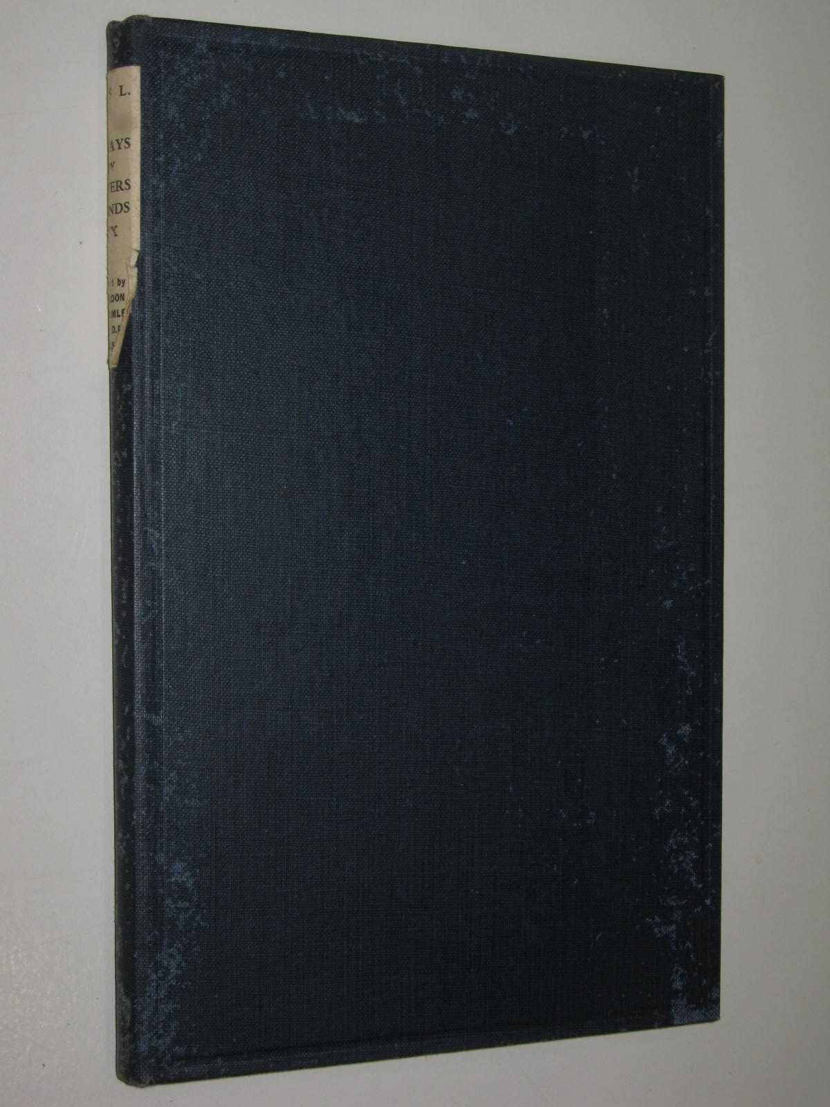 Essays by Divers Hands Vol. XX