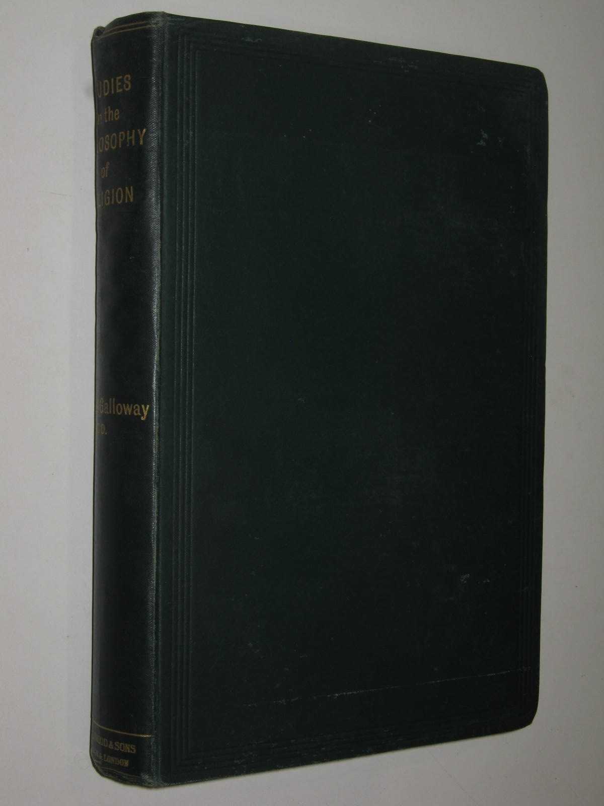 Studies in the Philosophy of Religion