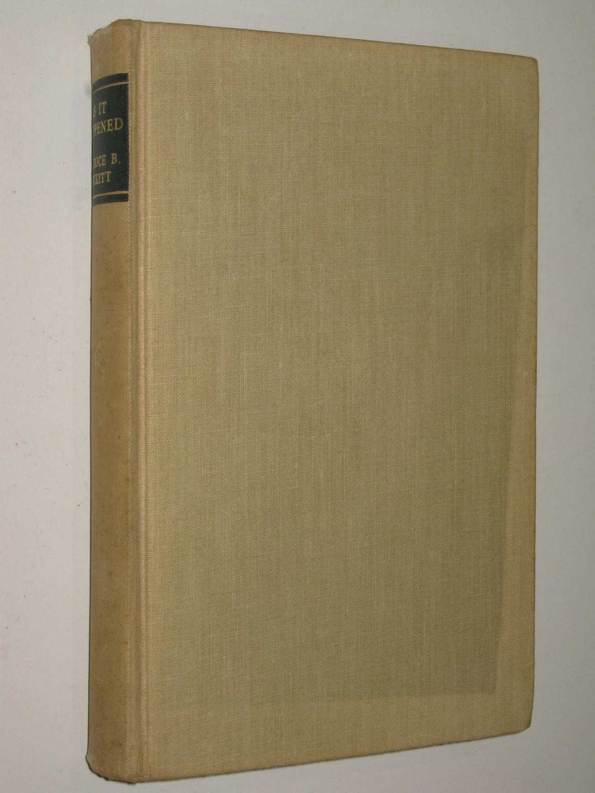 As It Happened : An Autobiography