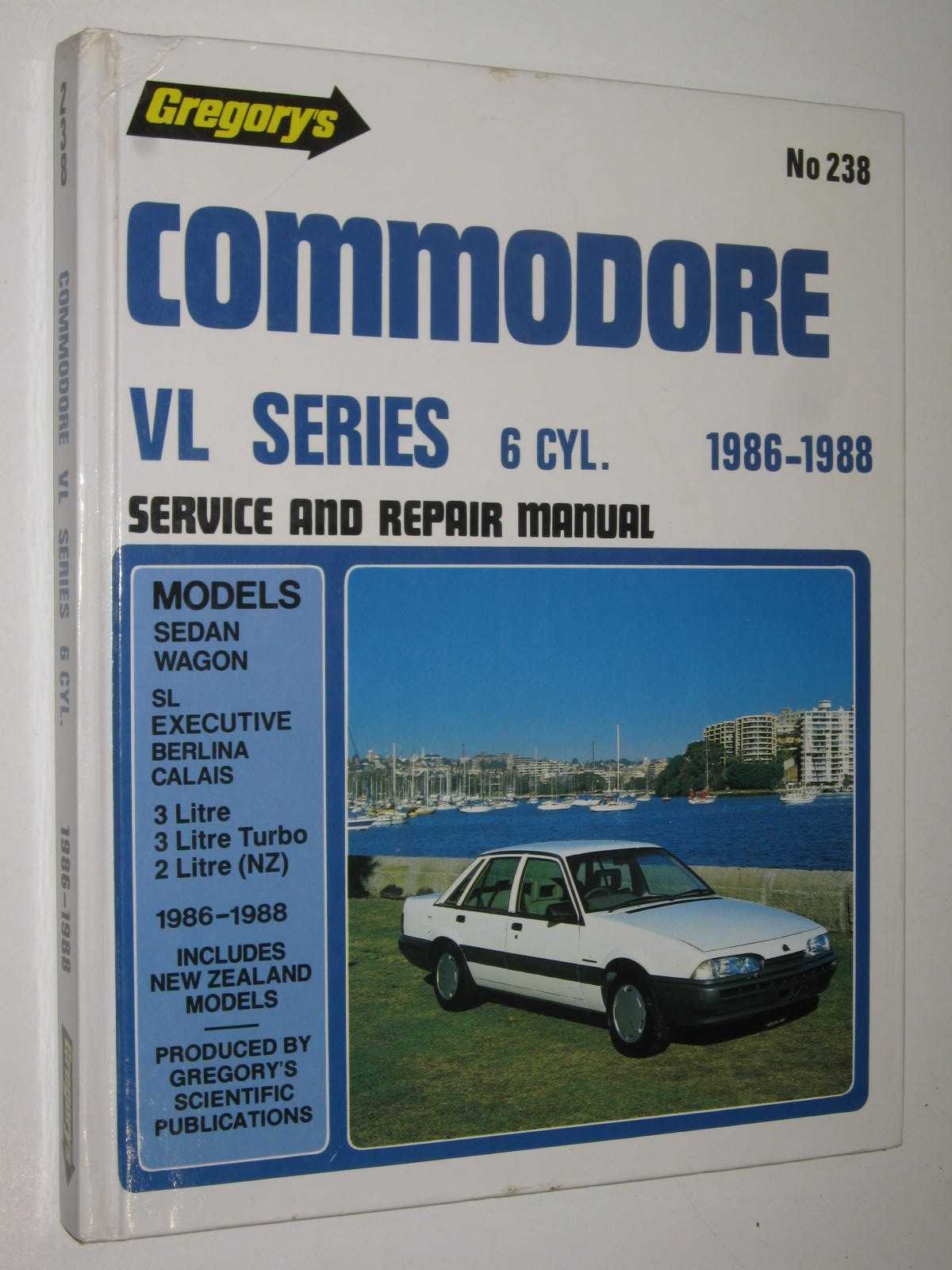 Commodore VL Series Six Cylinder 1986-1988 - Service and Repair Manual #238