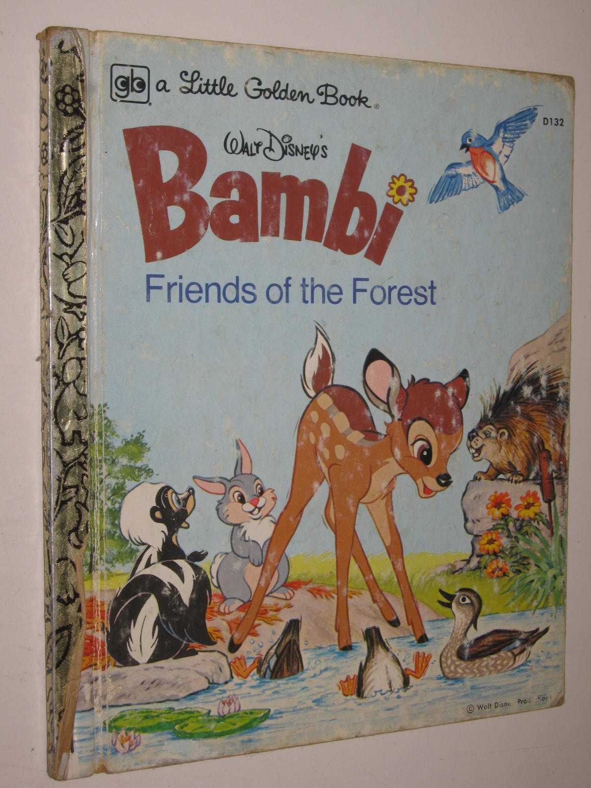 Bambi Friends Of The Forest - Litle Golden book Series #D132