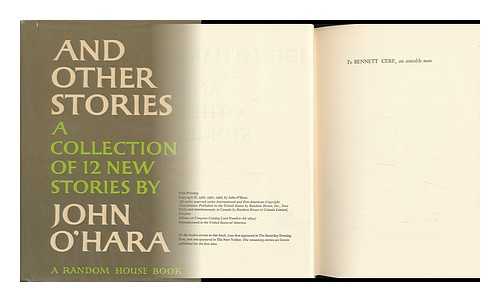 O'HARA, JOHN - And Other Stories