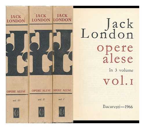 LONDON, JACK - Jack London - Opere Alese, in 3 Volumes (Vols. I. , II. & II. )