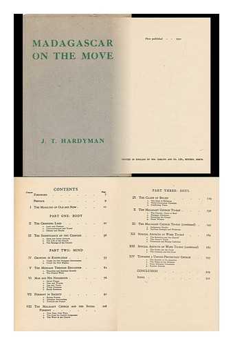 HARDYMAN, J. T. - Madagascar on the Move