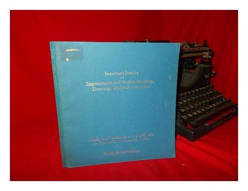 SOTHEBY PARKE BERNET INC. - Important Jewelry and Impressionist and Modern Paintings, Drawings, Sculpture and Prints, ... 1980 Mar. 24-25.