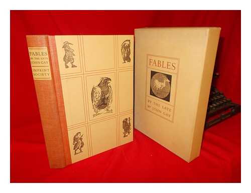 GAY, JOHN AND TYLER, GILLIAN LEWIS (ILLUS. ) - Fables. in One Volume Complete with Wood-Engravings by Gillian Lewis Tyler
