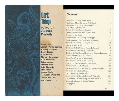 DERLETH, AUGUST WILLIAM (1909-1971) (COMP. ) - Dark Things
