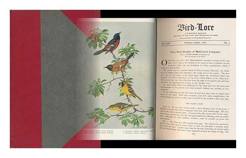 CHAPMAN, FRANK M. (ED. ) - Bird-Lore ... Volumes 25-26. Jan-Dec, 1923-24 ... . .. an Illustrated Bi-Monthly Magazine Devoted to the Study and Protection of Birds ...