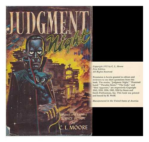 MOORE, C. L. (CATHERINE LUCILE) (1911-) - Judgment Night : a Selection of Science Fiction / C. L. Moore