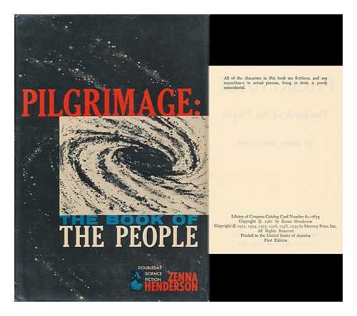 HENDERSON, ZENNA - Pilgrimage: the Book of the People