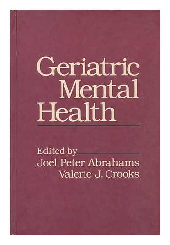 Abrahams, Joel Peter - Geriatric Mental Health