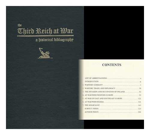 ABC-CLIO INFORMATION SERVICES - The Third Reich At War : a Historical Bibliography