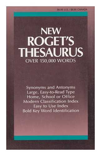 P. S. I. ASSOCIATES, INC. , FLORIDA - New Roget's Thesaurus. over 150, 000 Words.