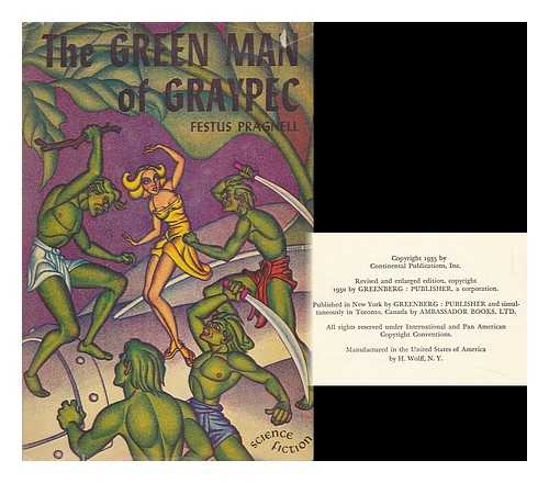 PRAGNELL, FESTUS - The Green Man of Graypec