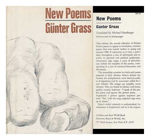 GRASS, GUNTER (1927-) - New Poems. [Ausgefragt] in German, with Translations by Michael Hamburger.