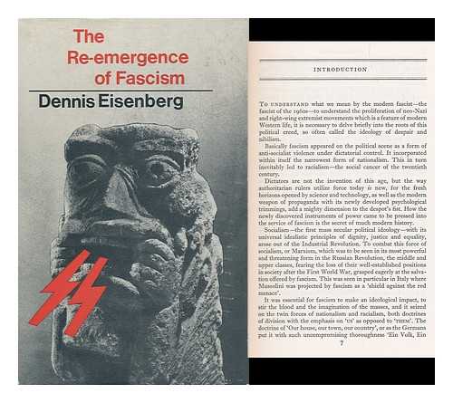Eisenberg, Dennis (1929-) - The Re-Emergence of Fascism