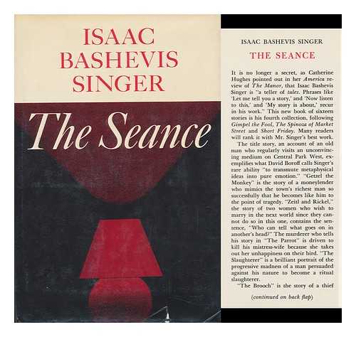 SINGER, ISAAC BASHEVIS - The Seance and Other Stories, Isaac Bashevis Singer