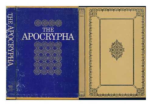 UNIVERSITY BOOKS - The Apocrypha; a Facsimile of the Famous Nonesuch Edition of 1924