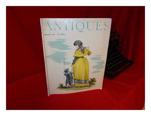 AMTIQUES. WINCHESTER, ALICE - Antiques, September 1959, LXXVI, No. 3