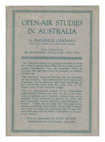 CHAPMAN, FREDERICK (1864-1943) - Open-Air Studies in Australia, by Frederick Chapman