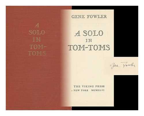 FOWLER, GENE - A Solo in Tom-Toms / Gene Fowler