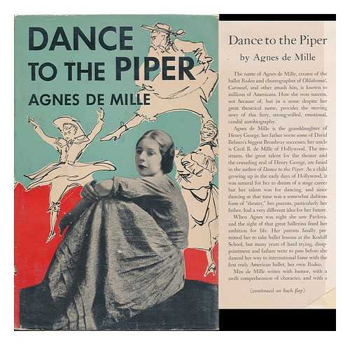 DE MILLE, AGNES - Dance to the Piper