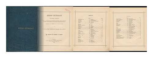 HIS HIGHNESS THE GACKWAR OF BARODA - Hindoo Mythology Popularly Treated ... Presented As a Memento of His Visit to India to H. R. H. the Prince of Wales, K. G. , G. C. S. I. by His Highness the Gackwar of Baroda