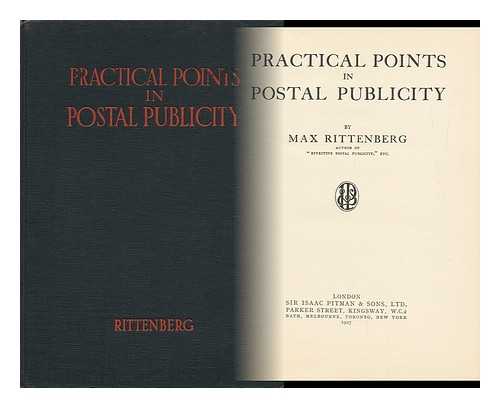 RITTENBERG, MAX - Practical Points in Postal Publicity