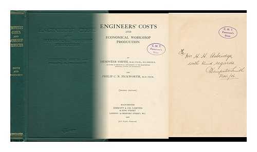 SMITH, DEMPSTER (1874-) - Engineers' Costs and Economical Workshop Production