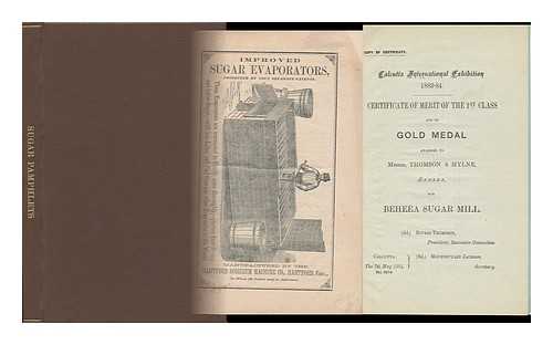 HARTFORD SORGHUM MACHINE CO. , HARTFORD, CONN - Improved Sugar Evaporations