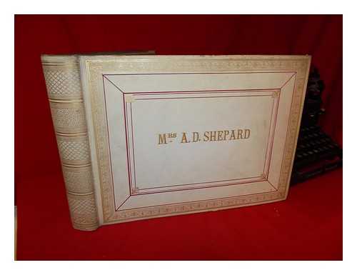 SHEPARD, MRS A. D. [NEW YORK?] - Large Portfolio of over 80 Scenes from a Tour of Rome [Italy] in 1925 (? ). Duotone Plates, Professionally Mounted and Bound by Anderson Binders (Rome)