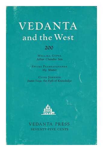PRABHAVANANDA, SWAMI (ED. ) - Vedanta and the West - November-December 1969, No. 200